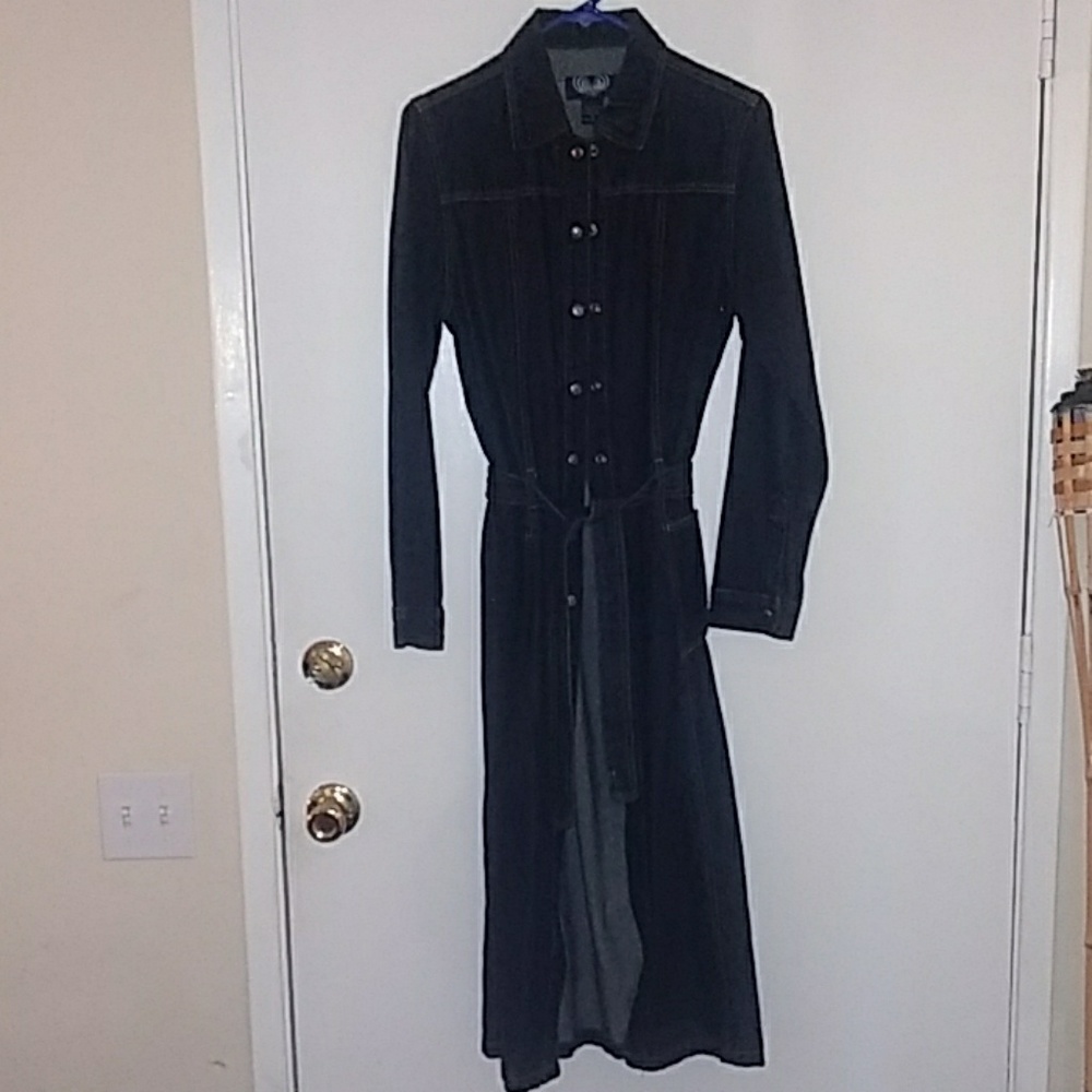 Jean Trench Coat